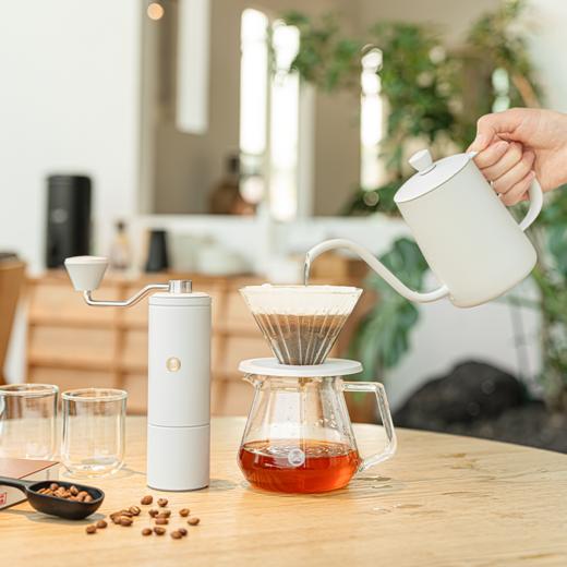 泰摩 手冲咖啡壶套装 家用滴滤咖啡手冲壶礼盒手摇磨豆机器具套装 商品图14