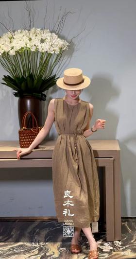 简约——亚麻连衣裙