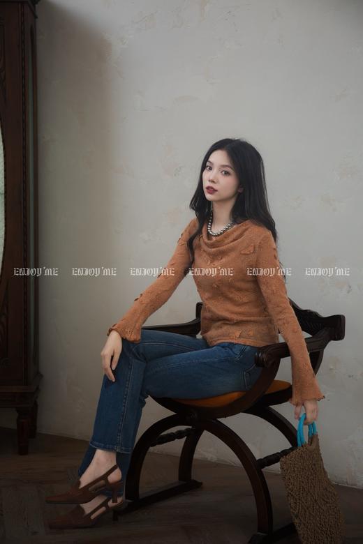 【门店同款】ENJOY秋季银河蝴蝶喇叭裤 164195001 商品图1