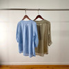 小禾七分袖衬衫！25夏季新款宽松文艺圆领上衣百褶百搭五分袖！ 商品缩略图4