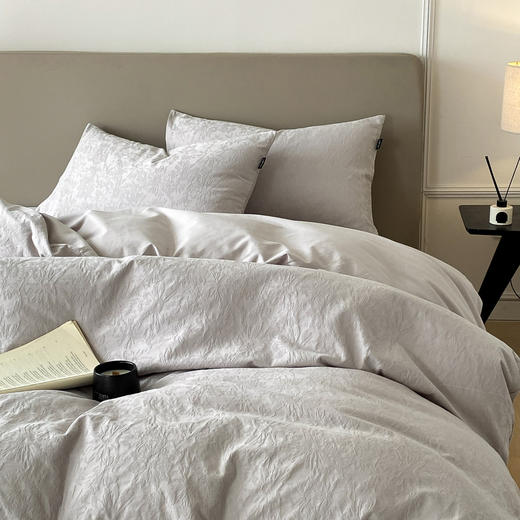 【热卖推荐】自然醒A类60支加厚长绒棉全棉立体提花轻奢四件套HS 商品图5