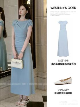 微胖天菜裙，显瘦荡领气质封神