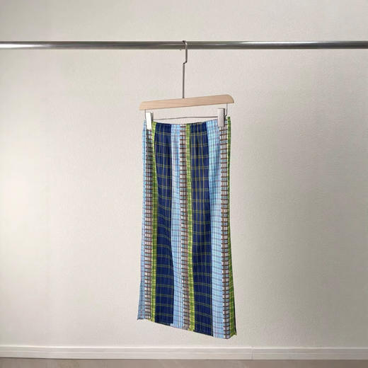 三宅风！森系穿搭中古系列半身裙松紧腰褶皱夏季新款中长裙！ 商品图4