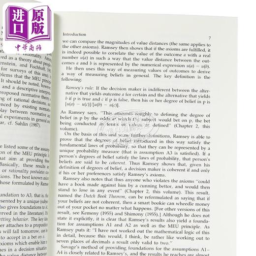 【中商原版】决策 概率与效用 Decision Probability and Utility 英文原版 Peter Gardenfors  数学 科学百科 商品图2