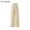 天猫同步【垂顺有型】拉夏贝尔/La Chapelle纯色抽绳松紧腰休闲阔腿裤秋季2025年新款★ 商品缩略图2