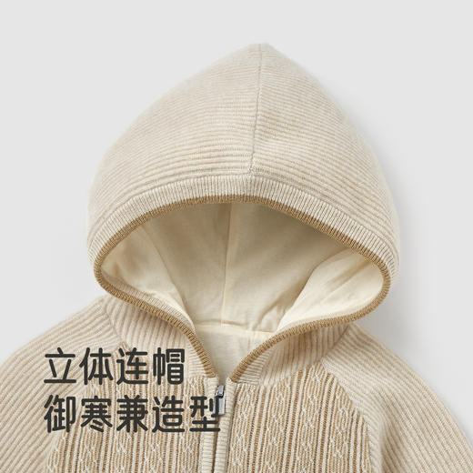 【高定系列】英氏婴儿连体衣秋冬羊羔绒保暖儿童衣服秋冬男童衣服 商品图2