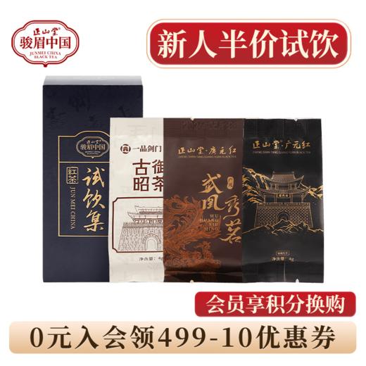 正山堂骏眉中国 四川广元红试饮集13g 特级红茶叶试泡袋泡装 商品图0