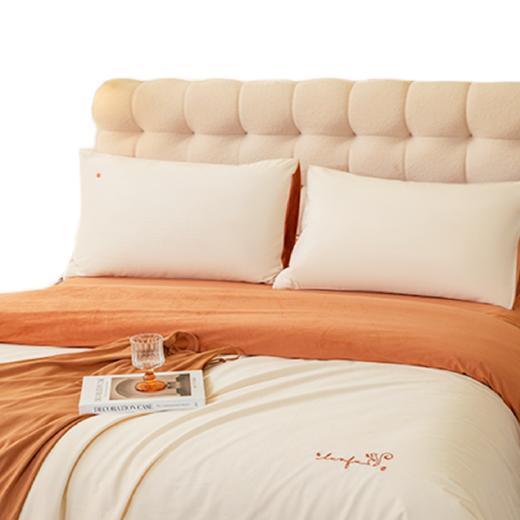 罗孚 牛奶绒山岚野境四件套 琥珀色 商品图6