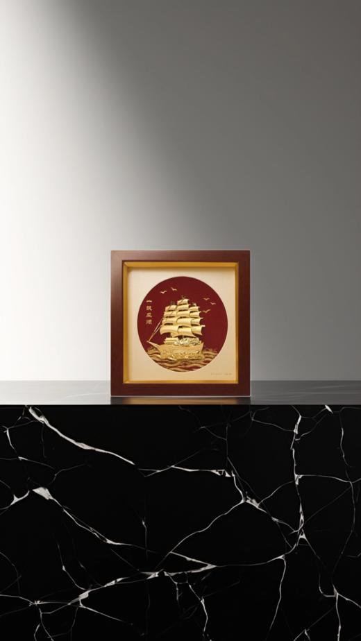 【彼达思】32周年福利 送礼首选 一帆风顺雕刻画 轻奢商务送礼 商品图2