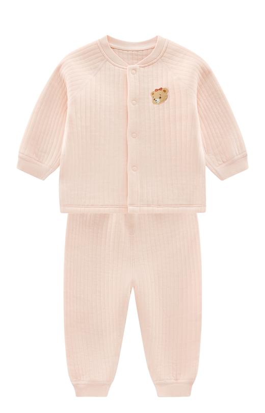 拉比内衣-4童趣夹丝内衣i5全开服套装（2套装）粉黄/蓝白LYDA10010158 商品图5