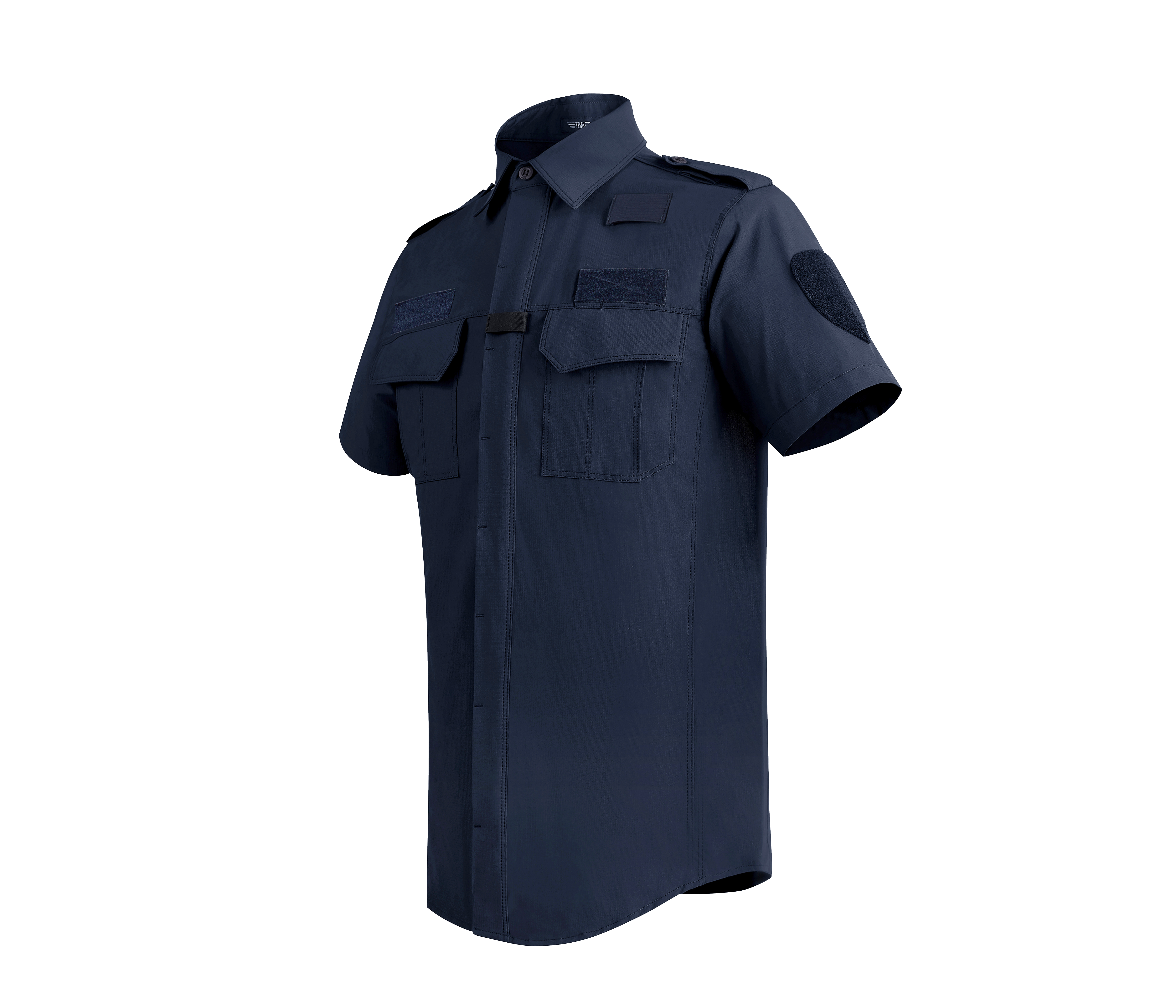 夏季速干作训短袖上衣-四面弹-宝蓝