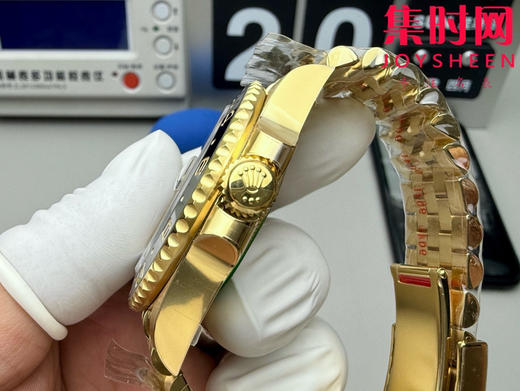 劳力士EWE格林尼治型系列 铁虎眼石盘 全金格林尼治GMT 3285机 五珠带 男士腕表 商品图5