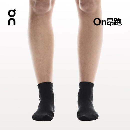 On昂跑 Logo Mid Sock 3P 2025 春夏新品男女款中帮袜三双组合装 商品图2