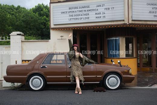 【门店同款】ENJOY秋季“光阴序语”蝙蝠袖翻领皮衣 164249937 商品图8