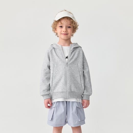 马克珍妮男童休闲运动空气卫衣儿童外套2025年宝宝秋装新品551338 商品图1