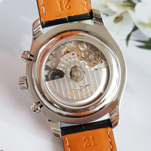 【95新】LONGINES 浪琴名匠系列L2.759.4.78.3自动机械机芯42MM（男款）日期显示、计时280725NJS18 商品图6