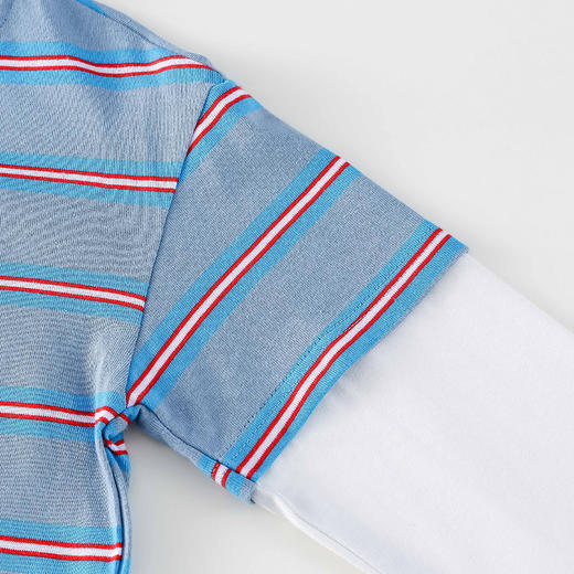 【7A抗菌纯棉】棉花堂山系条纹糯糯童装T恤——FA52096 商品图10