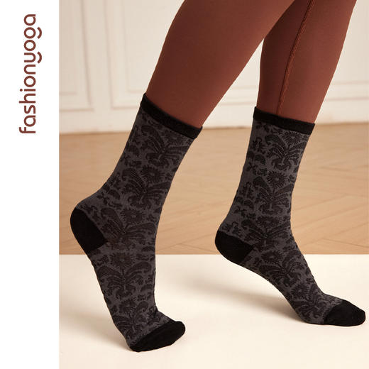 FW040舒适提花棉袜 商品图13