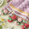 苏苏姐家玫瑰披肩手工编织自制diy钩针毛线团披肩材料包打发时间 商品缩略图3
