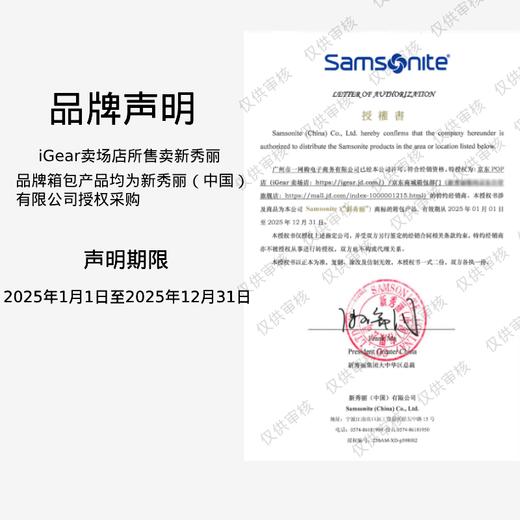 新秀丽双肩包 商品图9