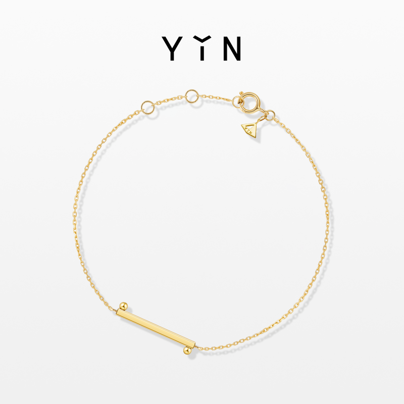 「一」太极一生二点线手链