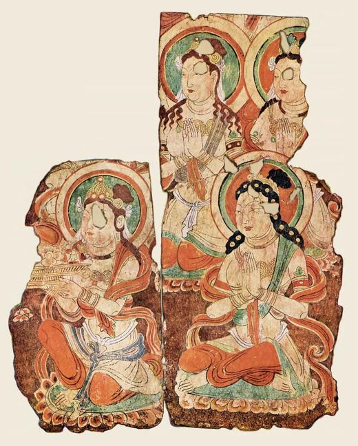 《西域古寺壁画选》，一盒装，4开，380*570mm，[英]斯坦因、弗雷德里克.亨利.安德鲁斯著，浙江人民美术出版社2025年一版一印，售价：210元。 商品图7