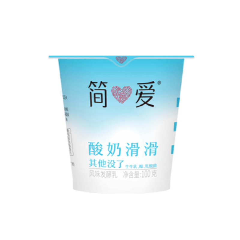 简爱酸奶滑滑100g单杯