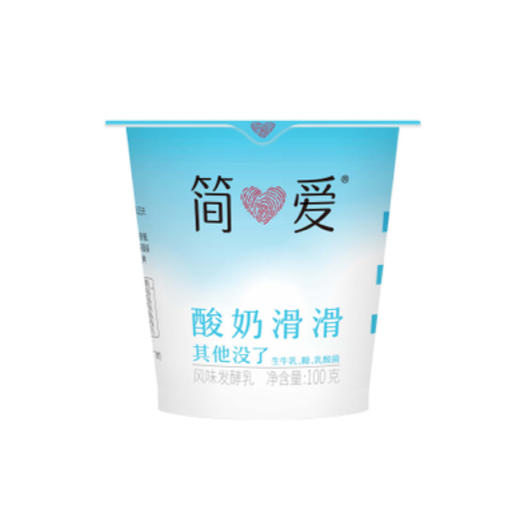 简爱酸奶滑滑100g单杯 商品图0