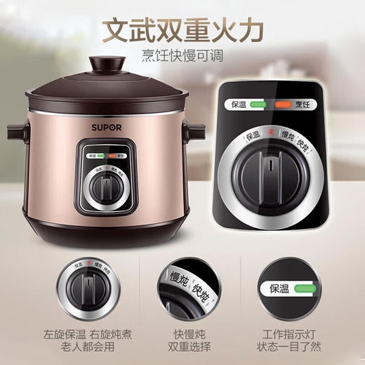 苏泊尔电炖锅（5L）DG50YK11-30 商品图1