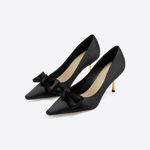 Westory2025年秋季小方头蝴蝶结港风彩色单鞋浅口鞋W25CE75871 商品图3