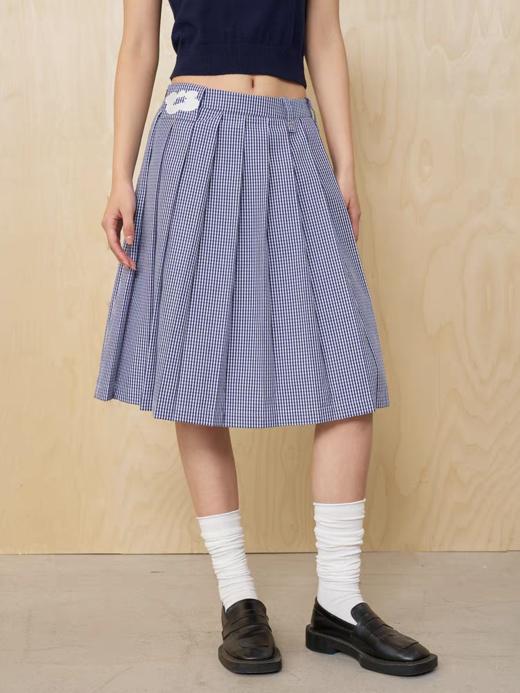 MoodLikeMe/MQZ2502/格纹百褶裙 商品图0