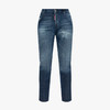 DSQUARED2 女士徽标标签棉质休闲牛仔裤 蓝色 S75LB1078 D30010 470 商品缩略图0