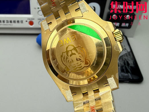 劳力士EWE格林尼治型系列 铁虎眼石盘 全金格林尼治GMT 3285机 五珠带 男士腕表 商品图8