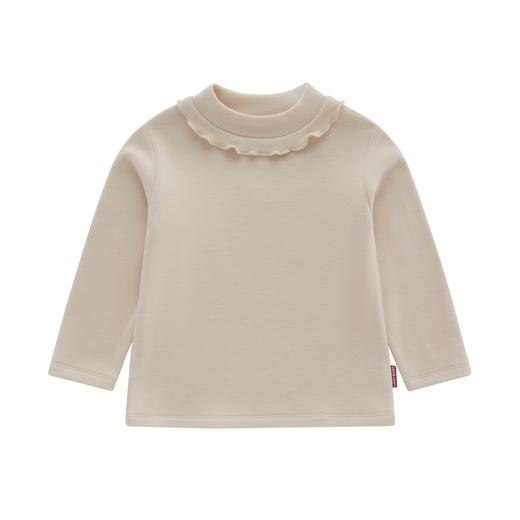 拉比童衣-3拉比花边半高领衣i5特殊色/杏色LYDC100307 商品图0