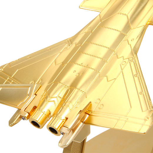 【中航工业官方正品 长春航展、九三阅兵纪念品-新品重磅】特尔博-阅兵系列-130mm纯金属歼-35A 歼20战斗机模型J35  J20仿真合金歼35A 歼20航模 商品图11