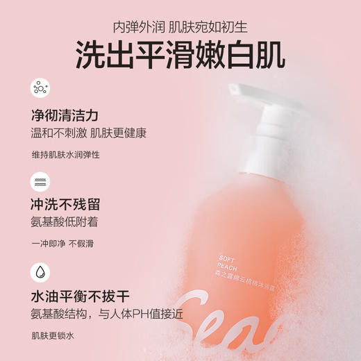 森之露Seagilon 绵云桃桃沐浴露250ml 商品图1