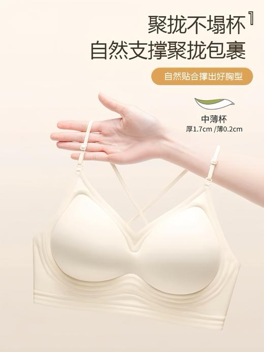 【专属】69/2件！【三种美背穿法，热辣加倍】佩丽诗-果冻条美背提拉文胸 商品图4