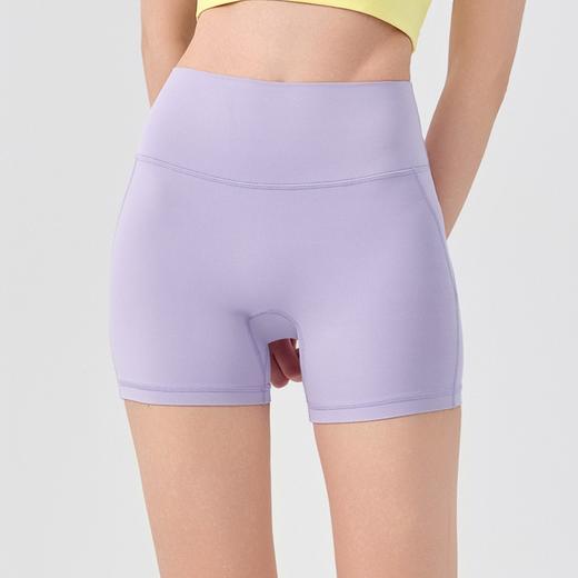 【限时59元】一片式瑜伽短裤无痕裸感高腰蜜桃提臀紧身热裤运动健身三分裤BMMZ-364 商品图2