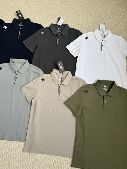 点此购买 迪桑特夏季男士都市通勤休闲百搭精梳丝光棉短袖polo衫 tuo 325855 商品图8