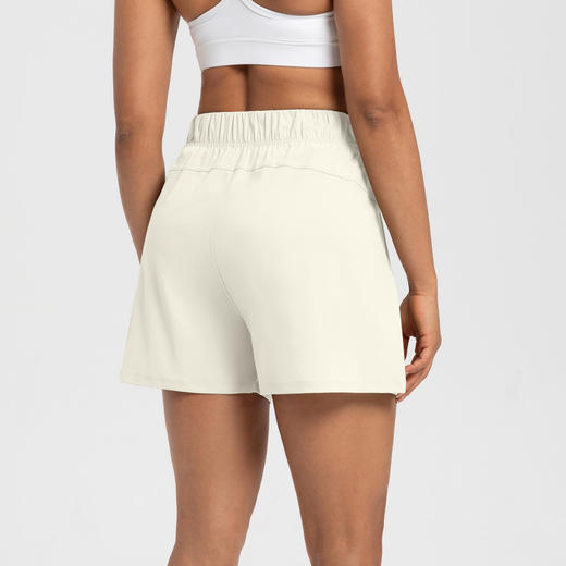 跃牌【倚窗听雨】Athena lulu瑜伽裤女带口袋高腰显瘦运动五分裤裸感跑步健身短裤DK122 商品图2