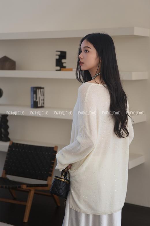 【门店同款】ENJOY秋季“城市与旷野”珠片套头针织 164544135 商品图3
