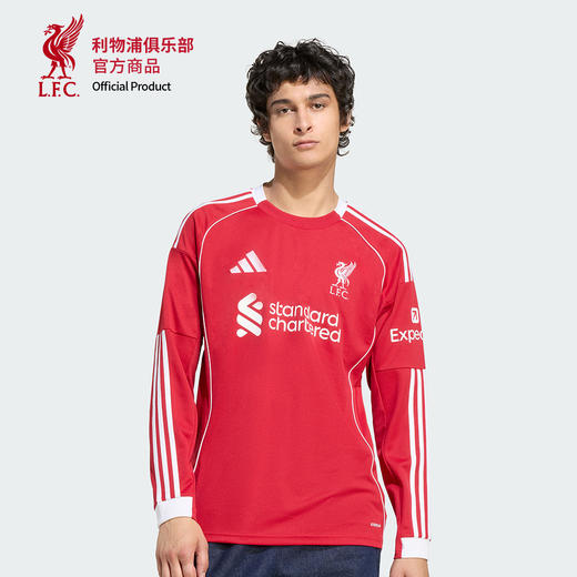 【官网同款】利物浦俱乐部 | 25-26赛季主场球衣长袖-球迷版 商品图1