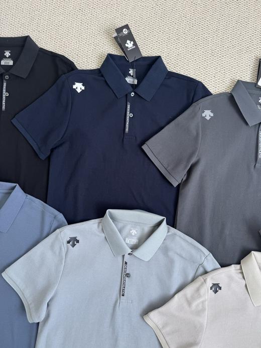 点此购买 迪桑特夏季男士都市通勤休闲百搭精梳丝光棉短袖polo衫 tuo 325855 商品图10