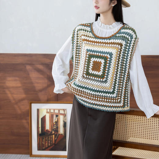 苏苏姐家年华背心手工diy钩针编织羊毛线毛线团上衣材料包 商品图1
