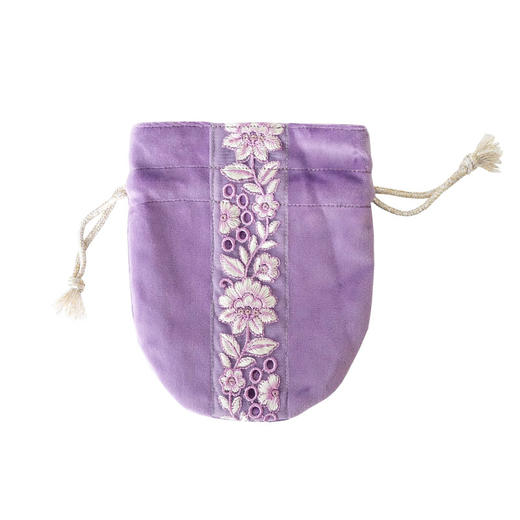 HUJI祤集Pippin收纳袋OrientMarket刺绣天鹅绒系列 商品图1