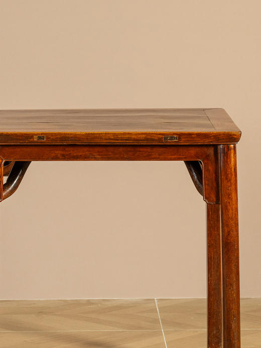 清早期	黄花梨刀牙板霸王枨方桌 商品图3