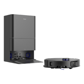 海尔V系列顶配版扫地机器人 LDS激光导航0缠毛滚刷 热风烘干加压搓洗 除菌智能家用全自动扫吸拖一体机 【重磅新款20000Pa大吸力】V5S