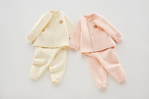 拉比内衣-4童趣夹丝内衣i5全开服套装（2套装）粉黄/蓝白LYDA10010158 商品图7