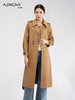 【商城同款】阿菁娜绵羊毛双排扣长款大衣F30D211076 商品缩略图1