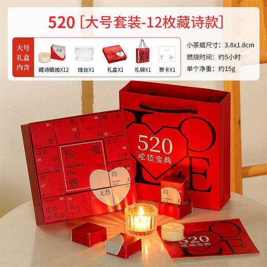 七夕好礼！【一盒一味，一诗一场景！】香里藏诗香薰蜡烛礼盒套装 室内卧室创意香氛节日礼品 生日伴手礼物 情人节礼物-QB 商品图13